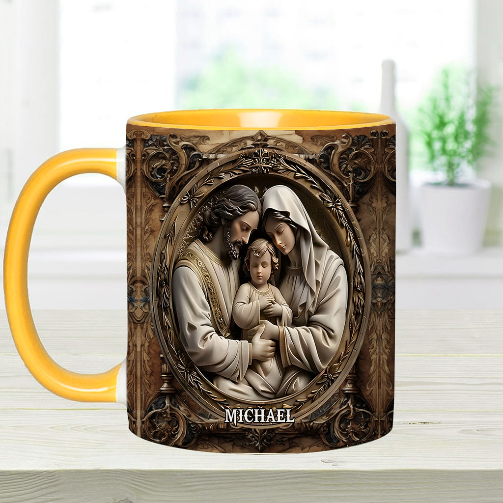 Personalized Christian Accent Mug I Believe In Him Funny Stoner Chick Gift - Image 6