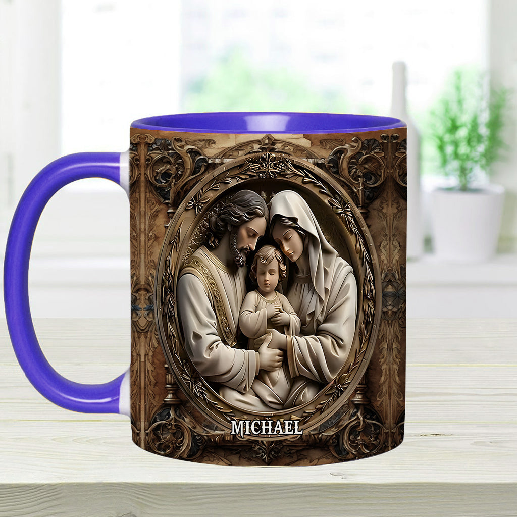 Personalized Christian Accent Mug I Believe In Him Funny Stoner Chick Gift - Image 5