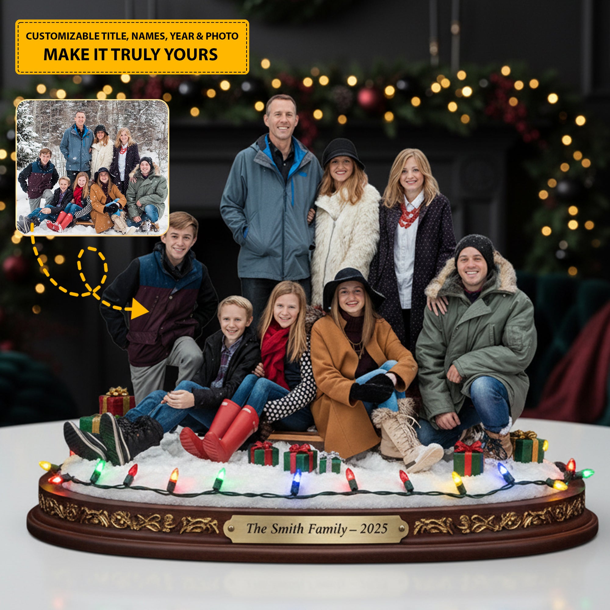 Personalized Christmas Acrylic Plaque Family Moments Christmas Gift Ideas 2026