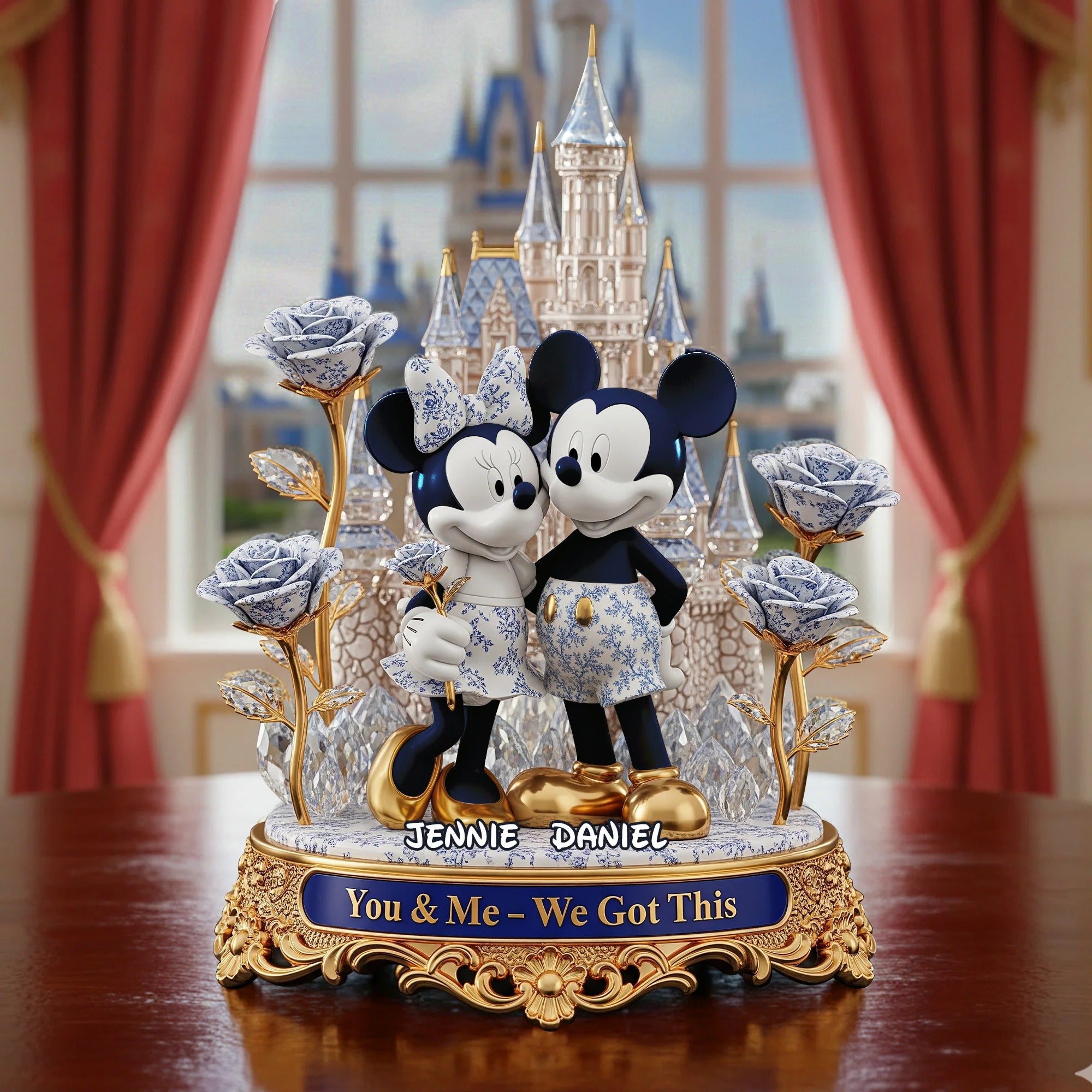 Personalized Christmas Gifts For Couple Castle Of Love Acrylic Plaque Good Engagement Gifts