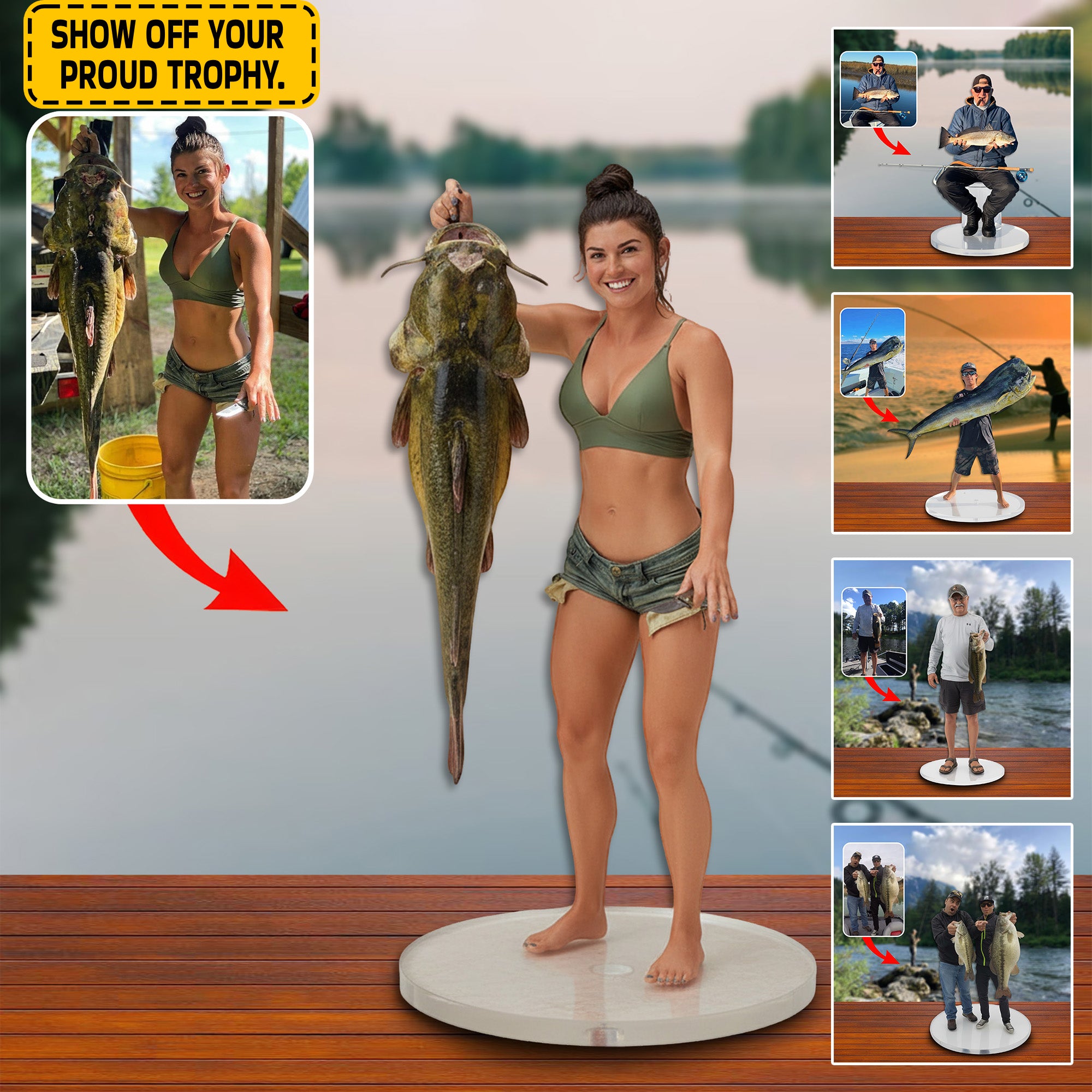 Personalized Country Acrylic Plaque Proud Moments Best Fishing Gifts - Image 3