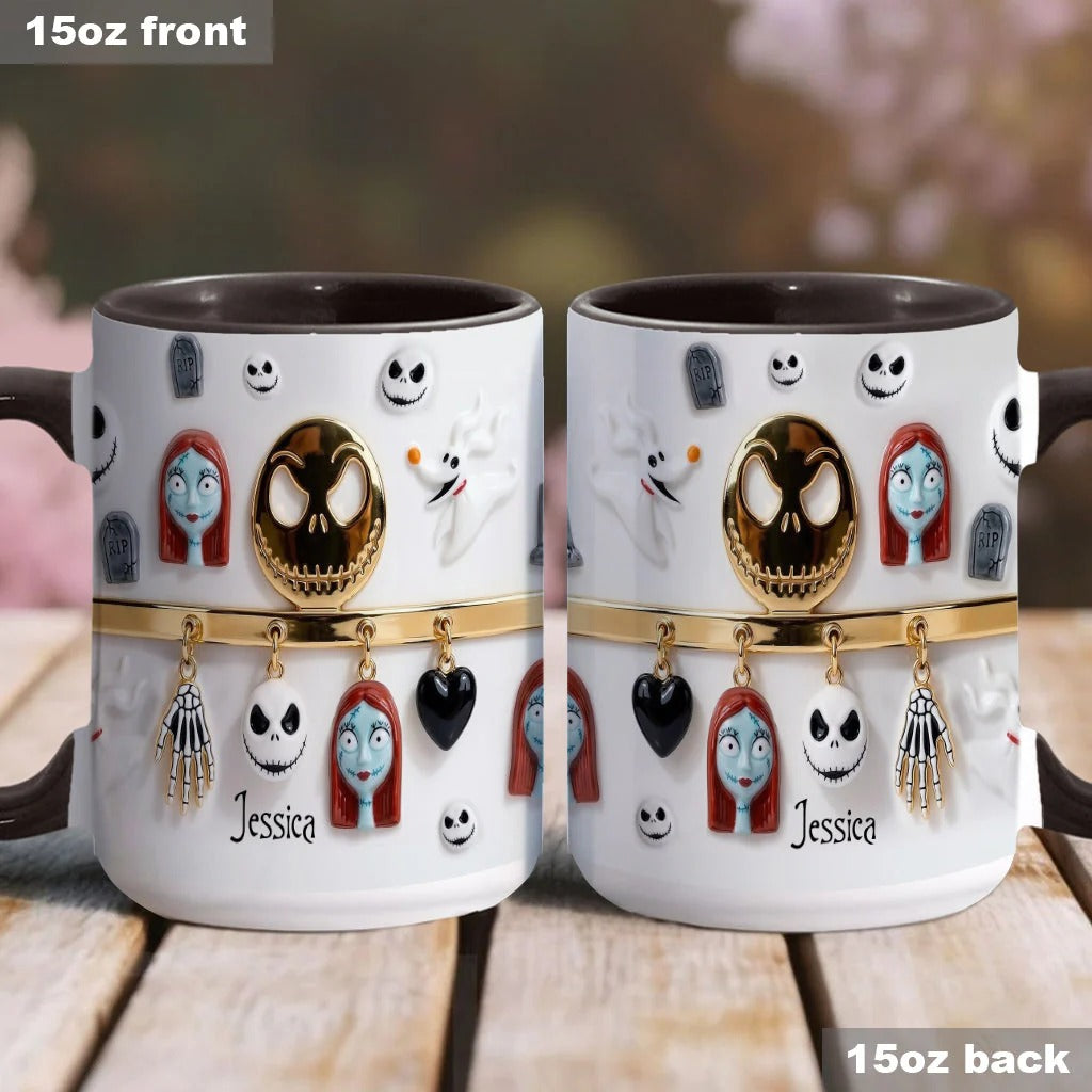 Personalized Couple Accent Mug The Couple Nightmare Mug Best Gift For Couple - Image 3