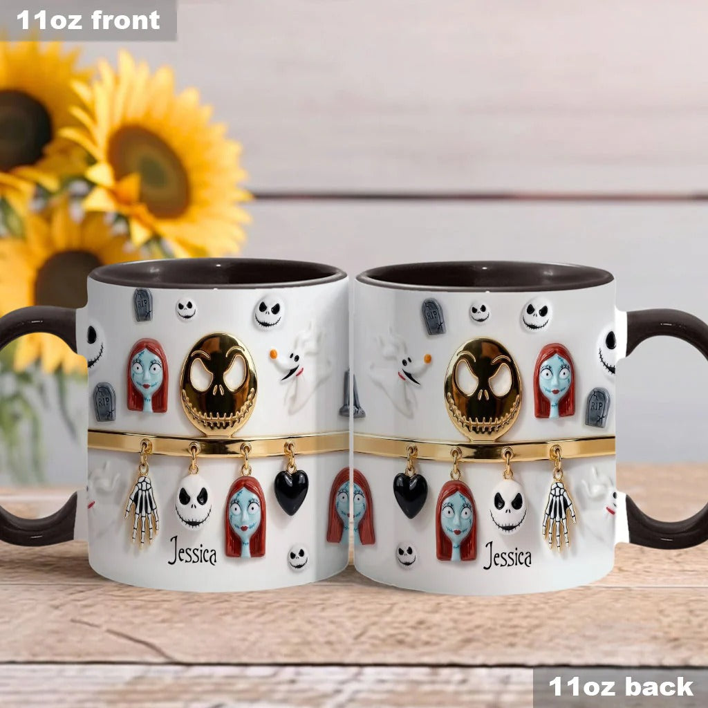 Personalized Couple Accent Mug The Couple Nightmare Mug Best Gift For Couple - Image 4