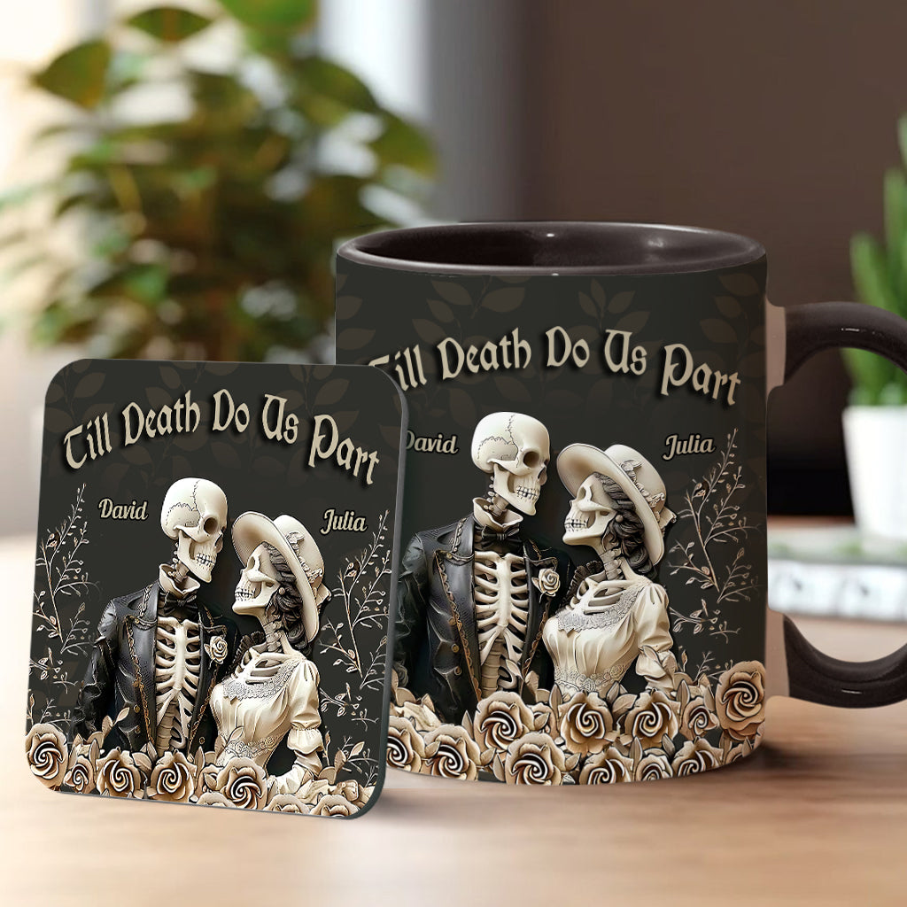 Personalized Couple Accent Mug Till Death Do Us Part Gift Ideas Gift For Mother