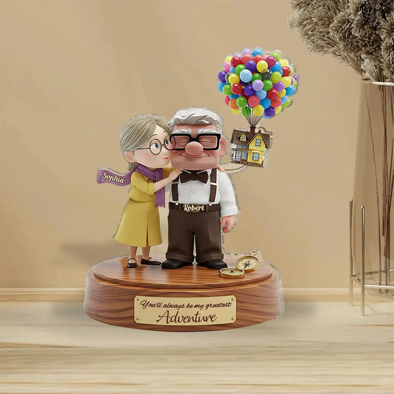 Personalized Couple Acrylic Plaque Old Couple Acylic Plaque Good Gifts For Couples - Image 3