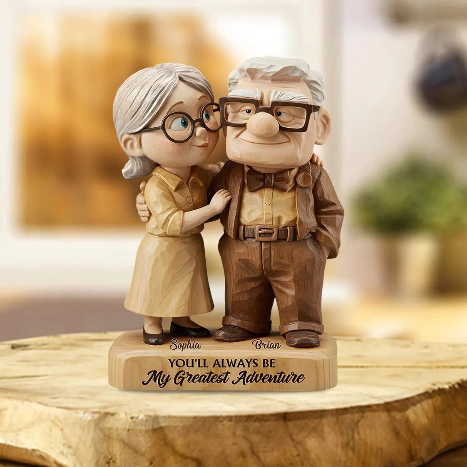 Personalized Couple Acrylic Plaque Old Couple Acylic Plaque Great Engagement Gifts