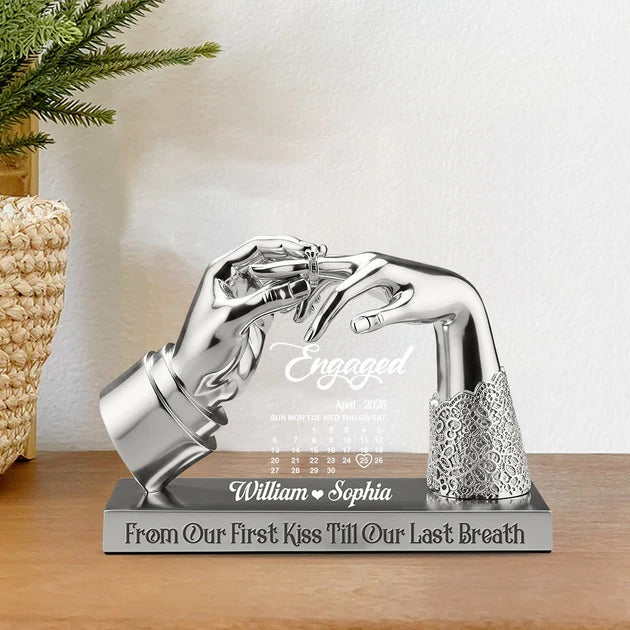 Personalized Couple Acrylic Plaque Til Death Do Us Part Unique Gifts For Couples - Image 3