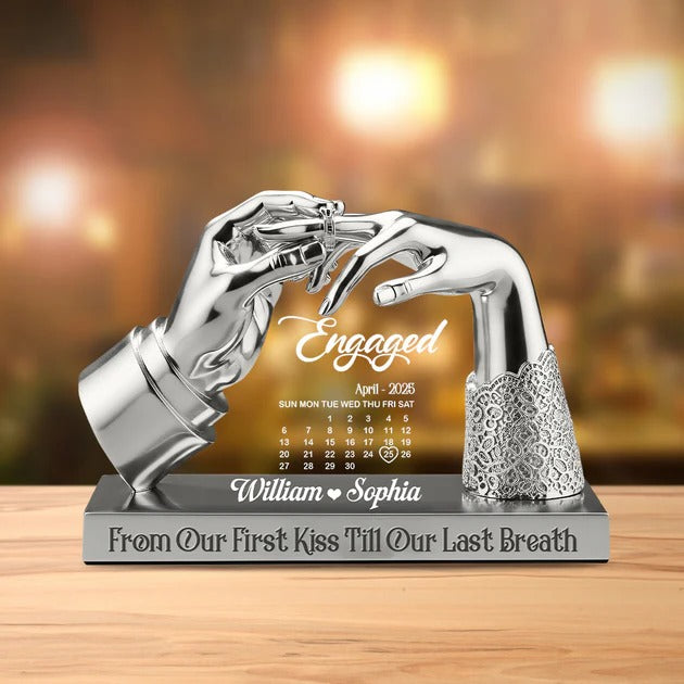 Personalized Couple Acrylic Plaque Til Death Do Us Part Unique Gifts For Couples - Image 2