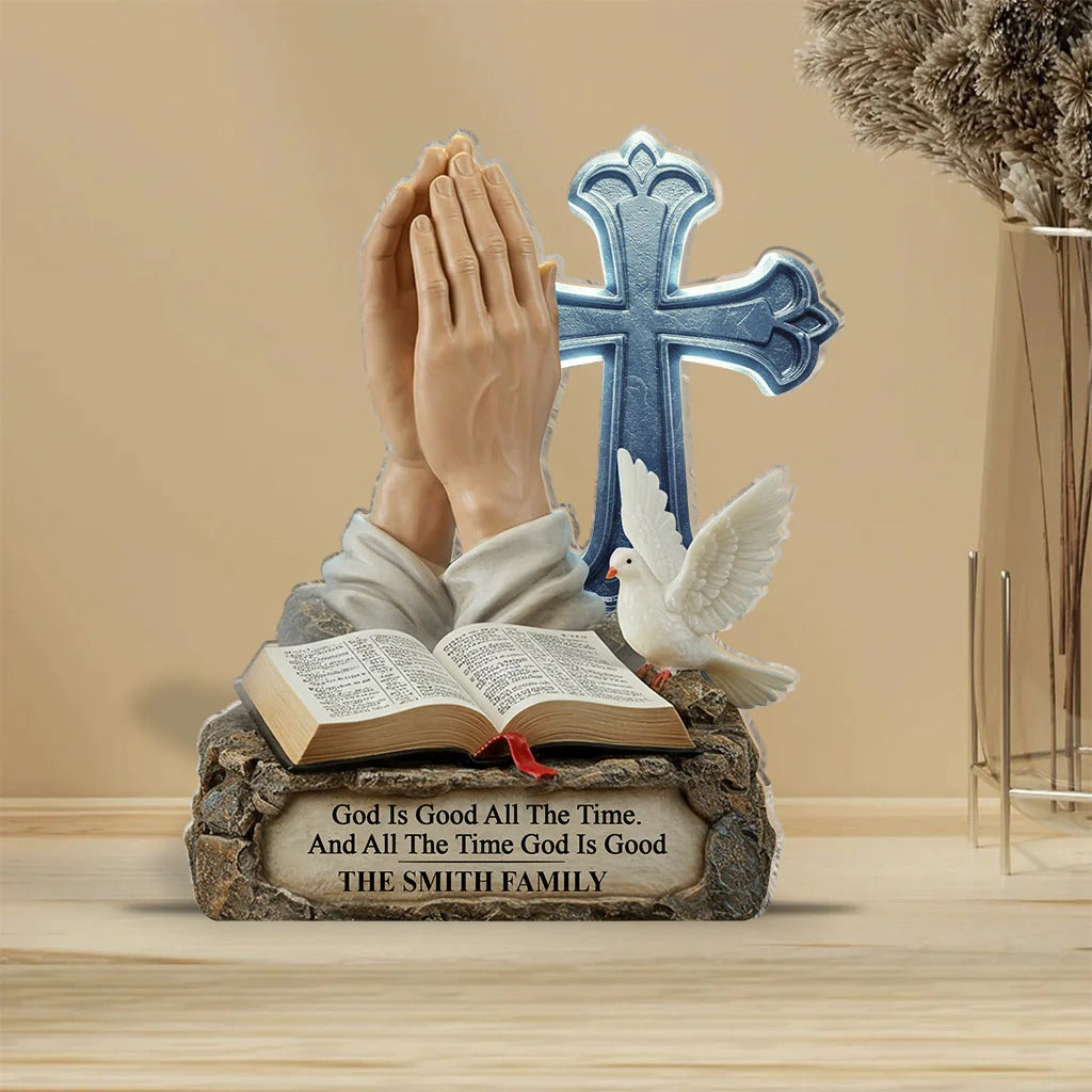 Personalized Custom Shaped Acrylic Plaque God Is Good Good Christian Gifts - Image 3