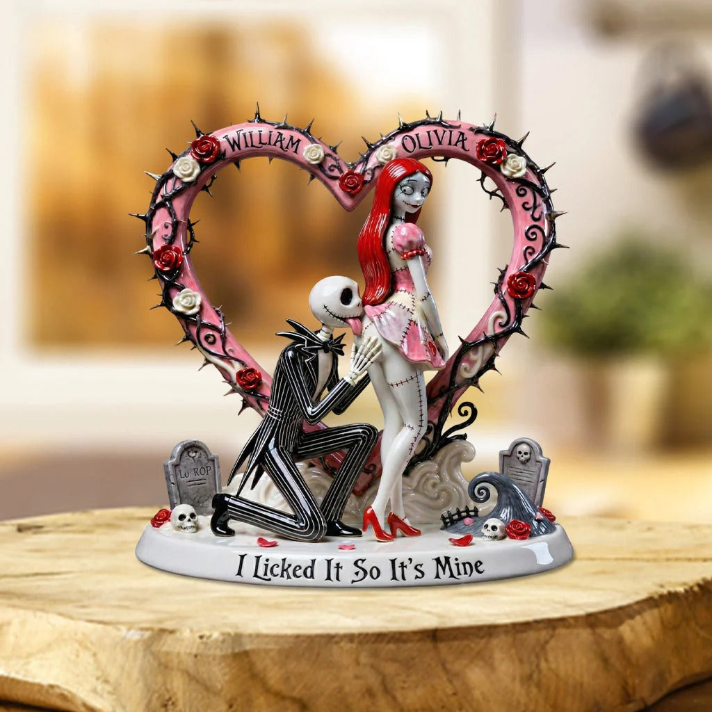 Personalized Custom Shaped Acrylic Plaque I Licked It So It'S Mine Presents For Couples - Image 3