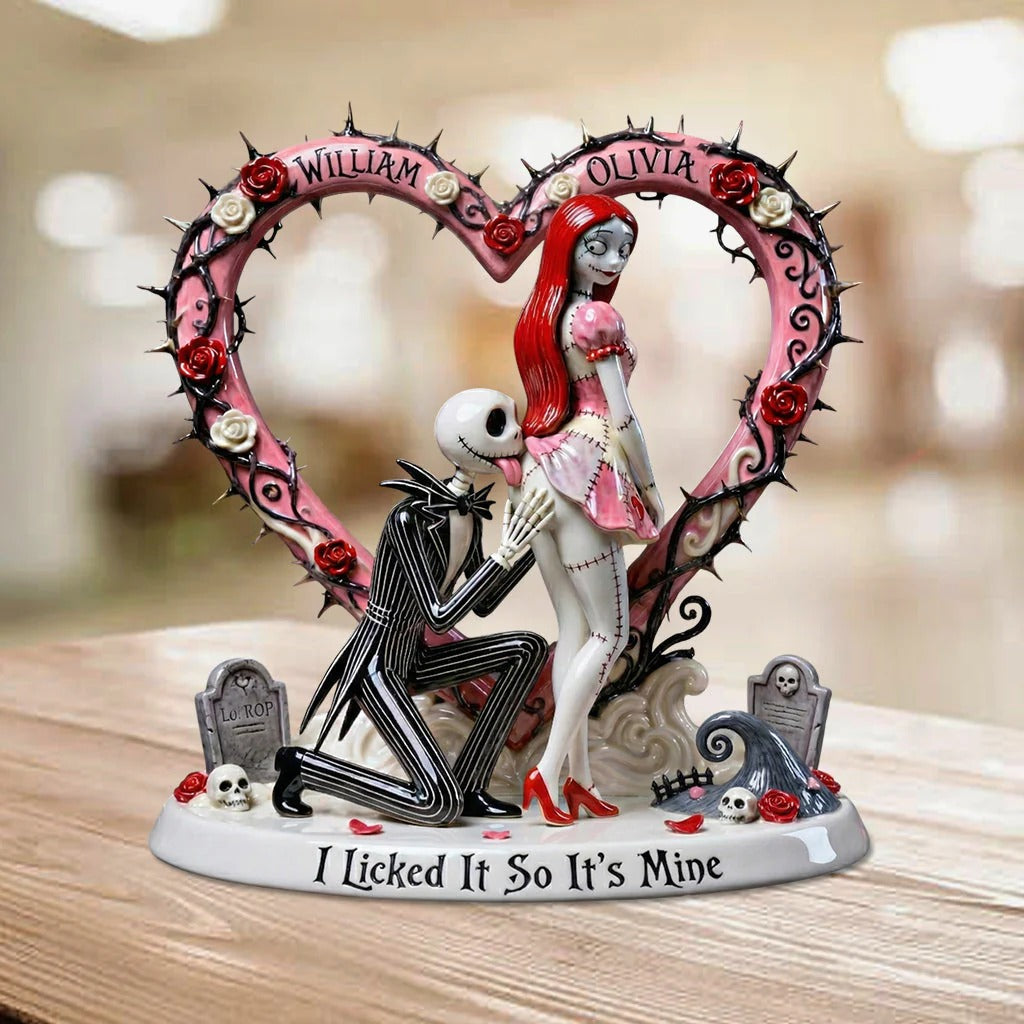 Personalized Custom Shaped Acrylic Plaque I Licked It So It'S Mine Presents For Couples - Image 2