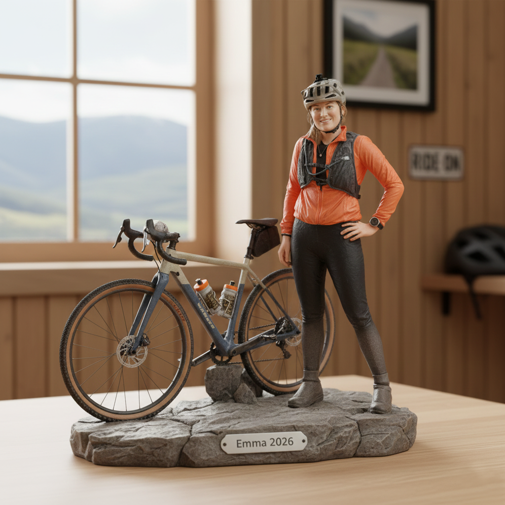 Personalized Cycling Acrylic Plaque A Life On The Bike Top Gifts For Cyclists - Image 3