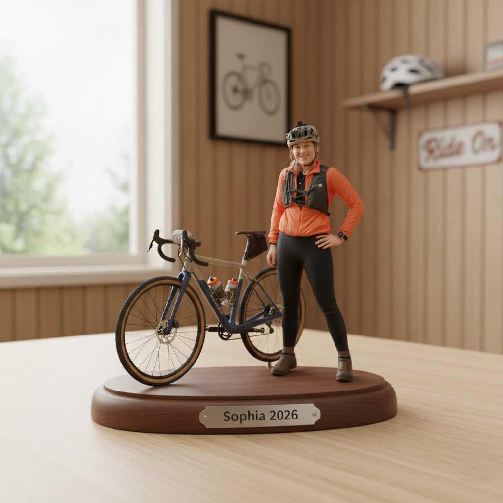 Personalized Cycling Acrylic Plaque A Life On Two Wheels Gift Ideas For Bike Riders - Image 3