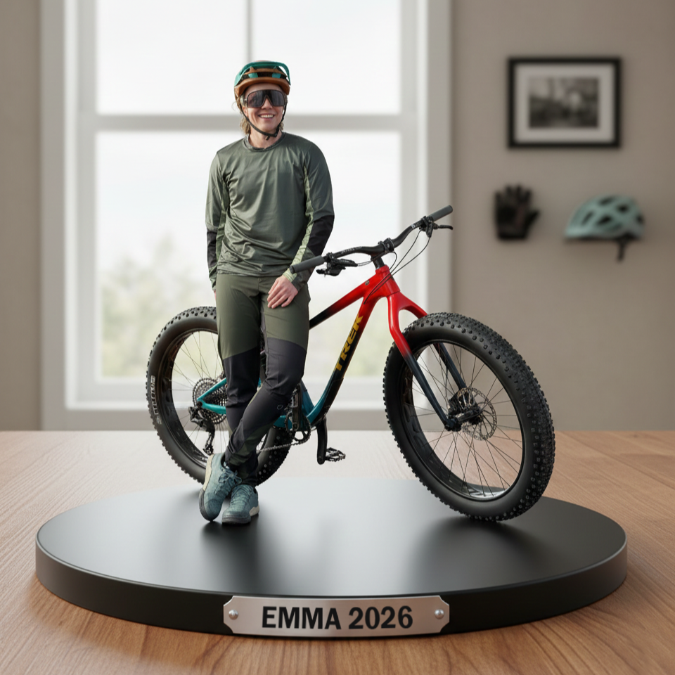 Personalized Cycling Acrylic Plaque Miles On Display Great Gifts For Bikers - Image 3
