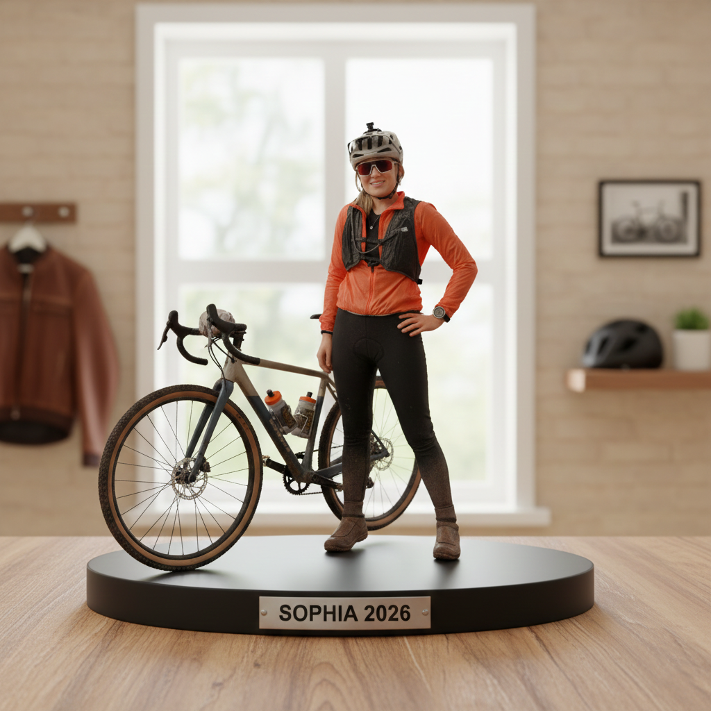 Personalized Cycling Acrylic Plaque Miles On Display Great Gifts For Bikers - Image 2