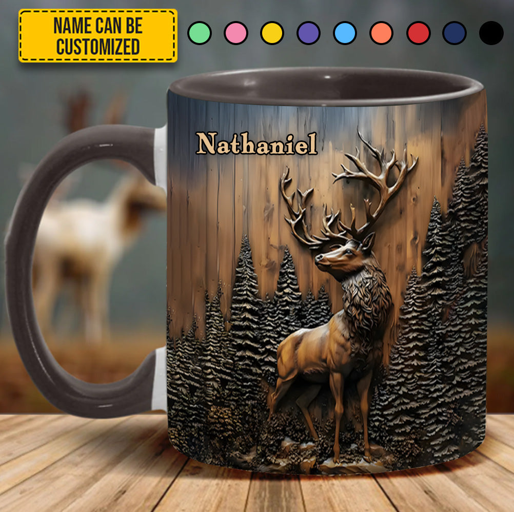 Personalized Deer Accent Mug Hunter's Mark Top Gifts For Deer Hunters - Image 3