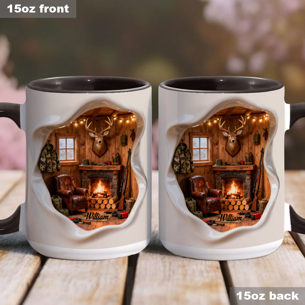 Personalized Deer Accent Mug Hunting Cabin Birthday Presents For Deer Hunters - Image 4