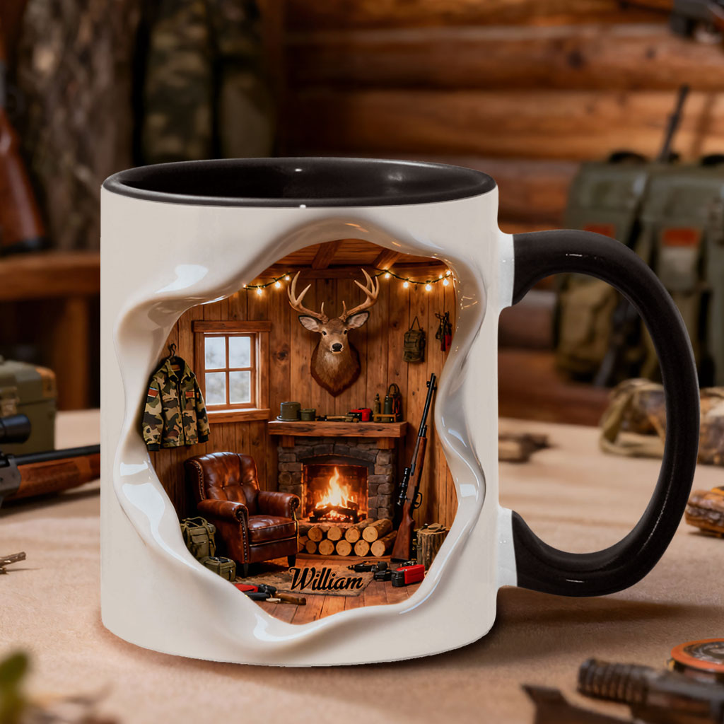 Personalized Deer Accent Mug Hunting Cabin Birthday Presents For Deer Hunters