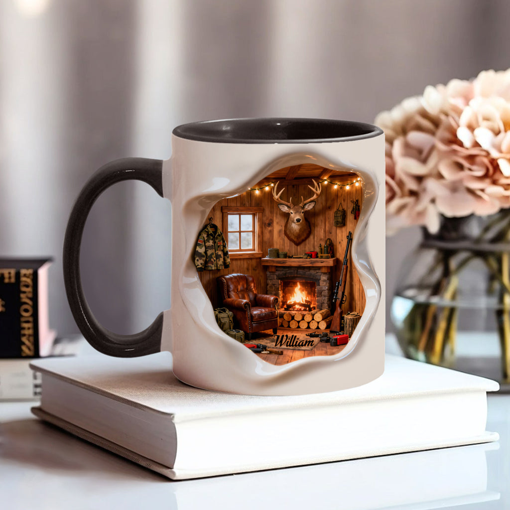 Personalized Deer Accent Mug Hunting Cabin Birthday Presents For Deer Hunters - Image 2