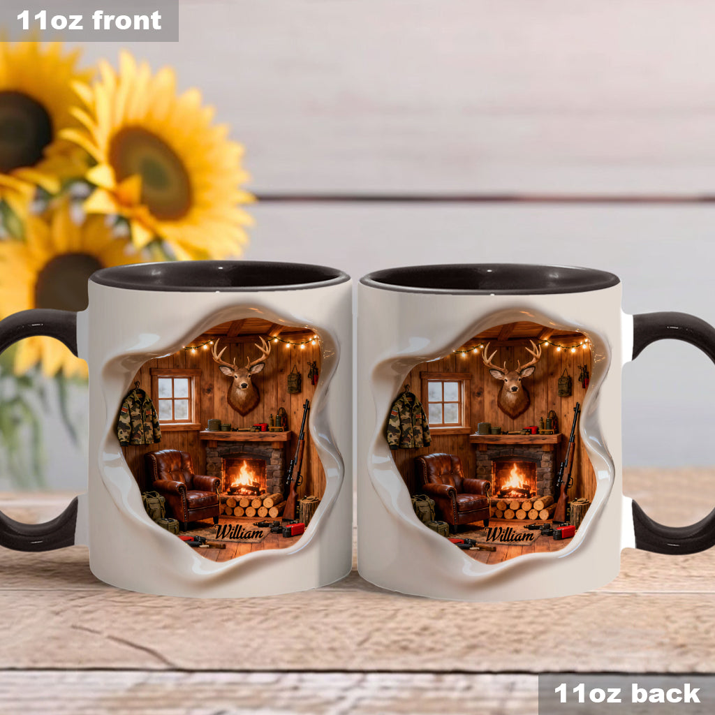 Personalized Deer Accent Mug Hunting Cabin Birthday Presents For Deer Hunters - Image 3