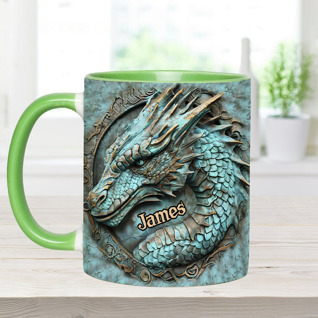 Personalized Dragon Accent Mug My Spirit Animal Dragonfly Gifts For Her - Image 8
