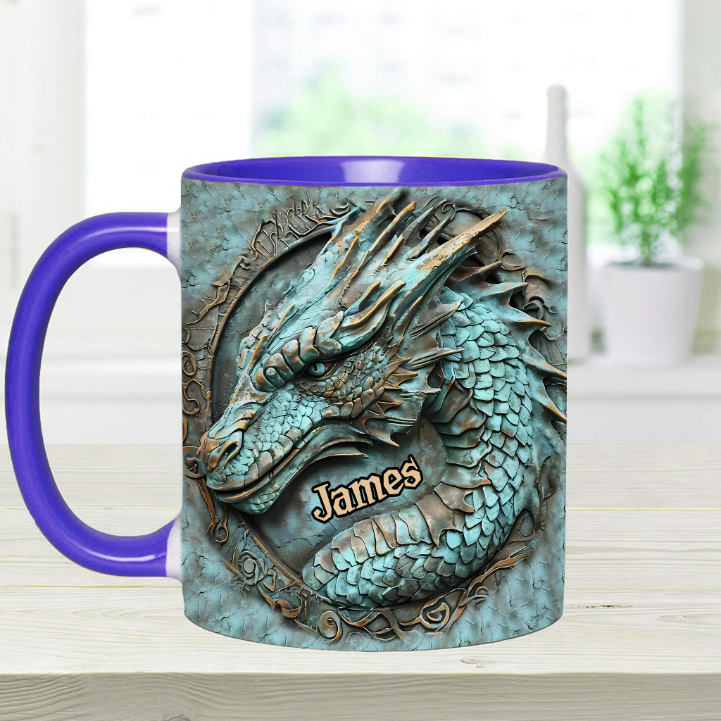 Personalized Dragon Accent Mug My Spirit Animal Dragonfly Gifts For Her - Image 14