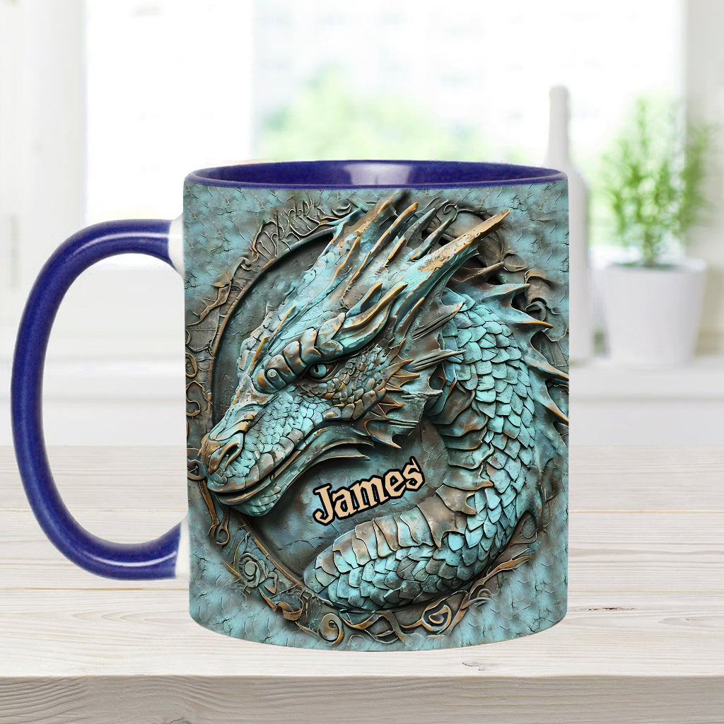 Personalized Dragon Accent Mug My Spirit Animal Dragonfly Gifts For Her - Image 10