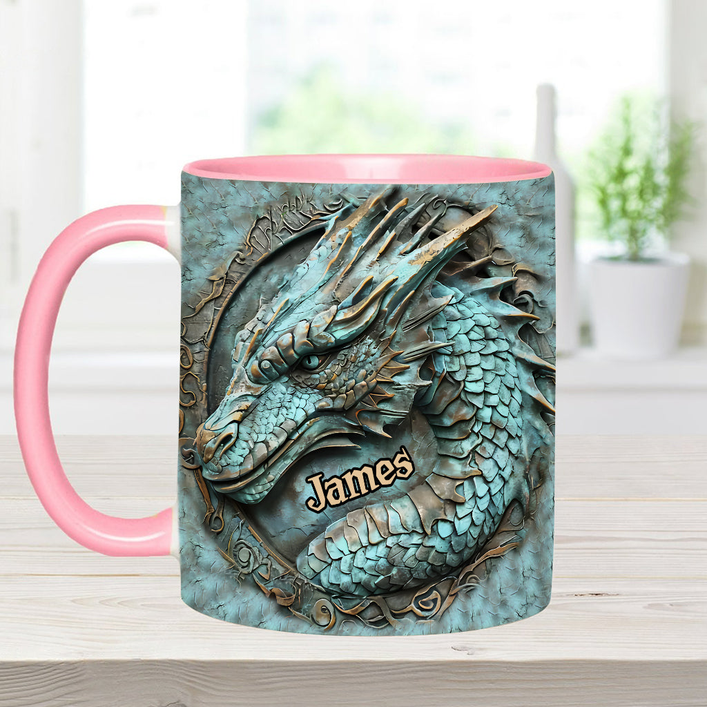 Personalized Dragon Accent Mug My Spirit Animal Dragonfly Gifts For Her - Image 12