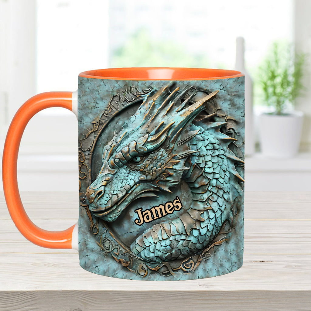 Personalized Dragon Accent Mug My Spirit Animal Dragonfly Gifts For Her - Image 11