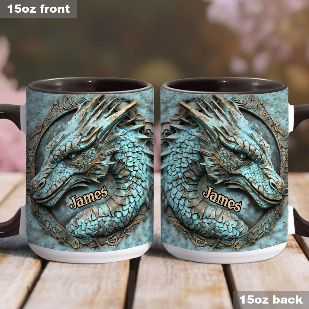 Personalized Dragon Accent Mug My Spirit Animal Dragonfly Gifts For Her - Image 4