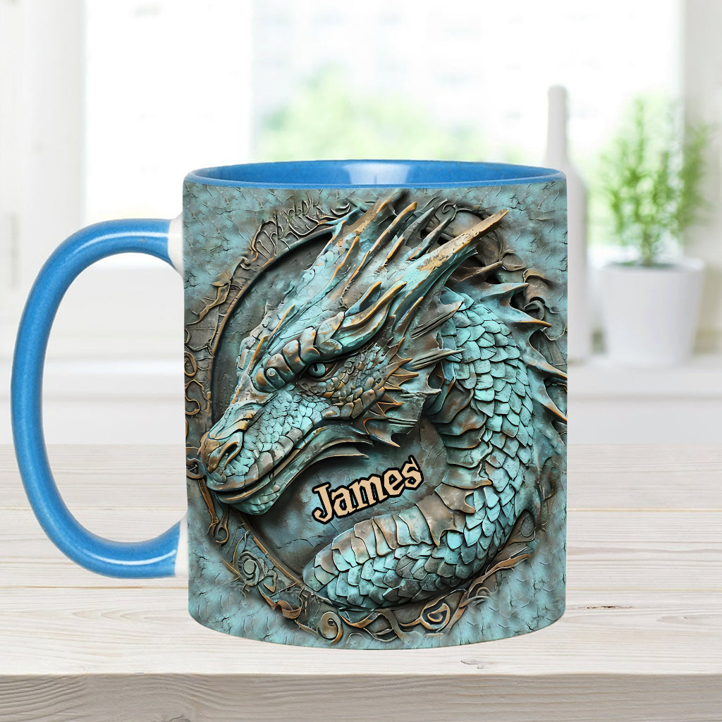 Personalized Dragon Accent Mug My Spirit Animal Dragonfly Gifts For Her - Image 9