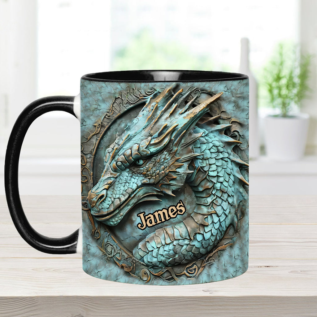 Personalized Dragon Accent Mug My Spirit Animal Dragonfly Gifts For Her - Image 6