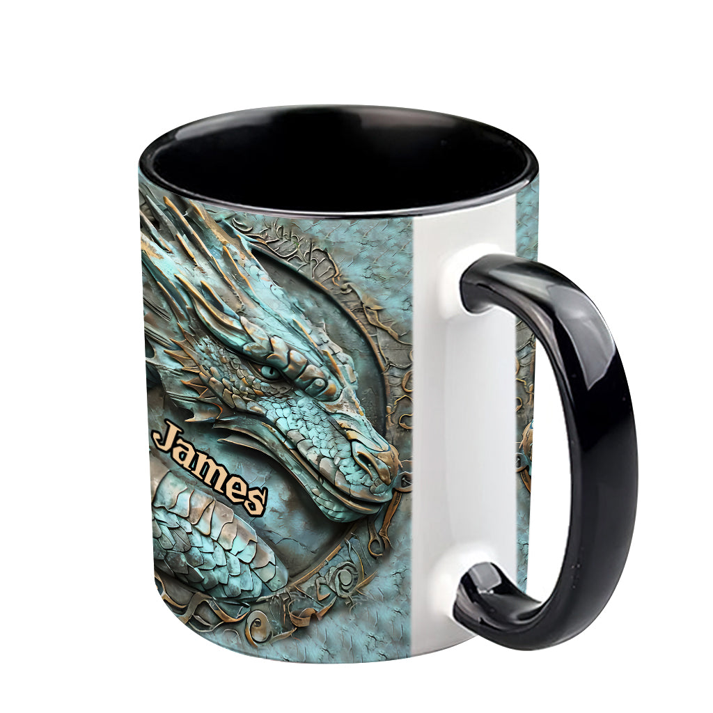 Personalized Dragon Accent Mug My Spirit Animal Dragonfly Gifts For Her - Image 5
