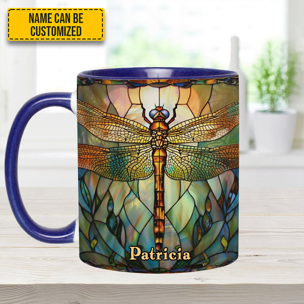 Personalized Dragonfly Accent Mug Dragonfly Dreams Cool Gifts For Dragonfly Lovers - Image 9