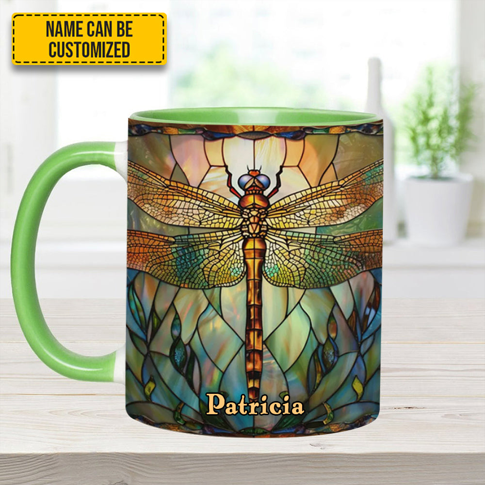 Personalized Dragonfly Accent Mug Dragonfly Dreams Cool Gifts For Dragonfly Lovers - Image 7