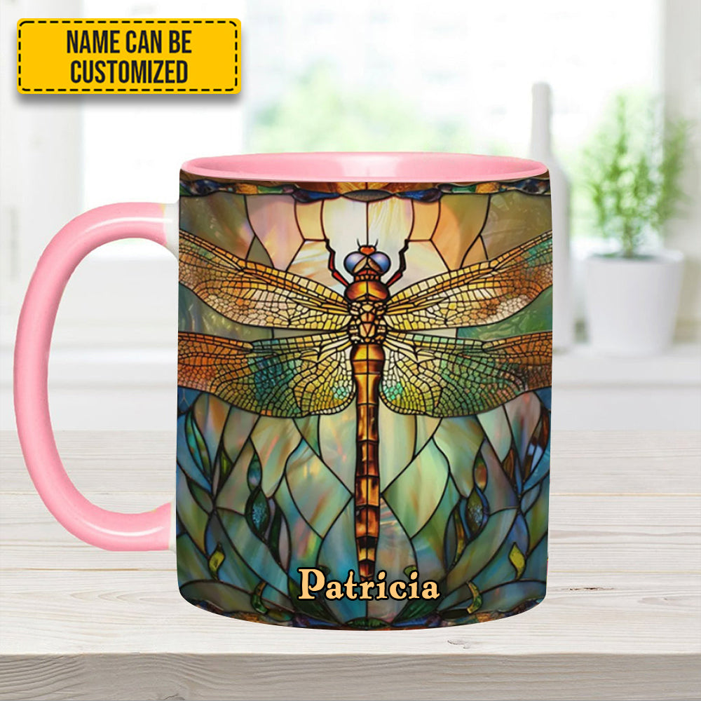 Personalized Dragonfly Accent Mug Dragonfly Dreams Cool Gifts For Dragonfly Lovers - Image 11