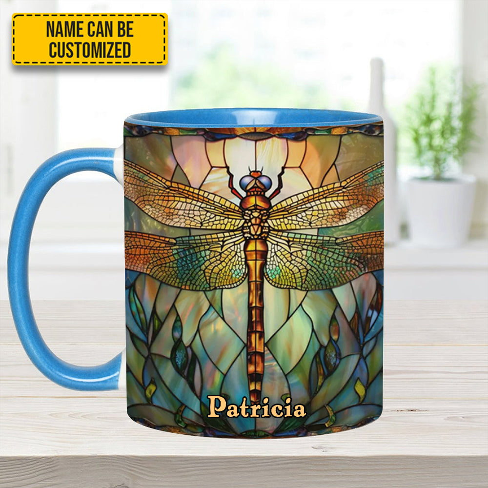 Personalized Dragonfly Accent Mug Dragonfly Dreams Cool Gifts For Dragonfly Lovers - Image 8