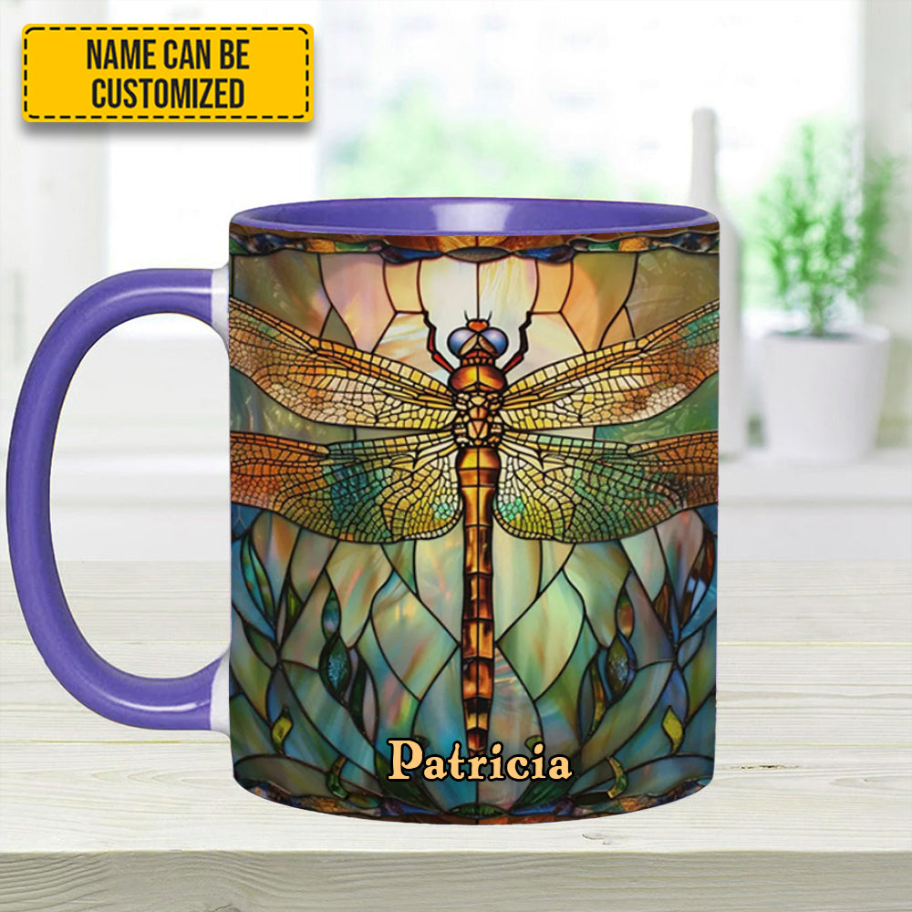 Personalized Dragonfly Accent Mug Dragonfly Dreams Cool Gifts For Dragonfly Lovers - Image 13