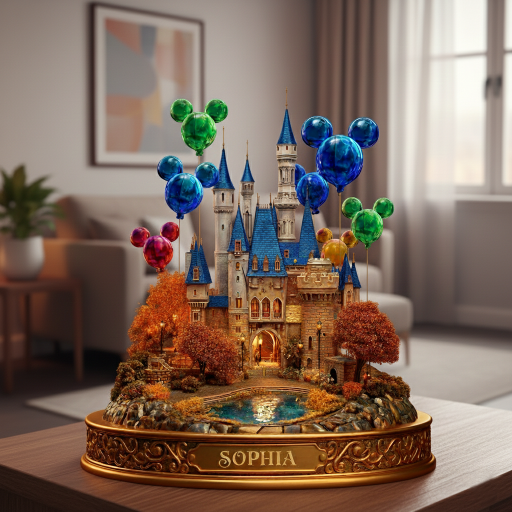Personalized Fantasy Acrylic Plaque Enchanted Castle Gifts For Friends - Image 2