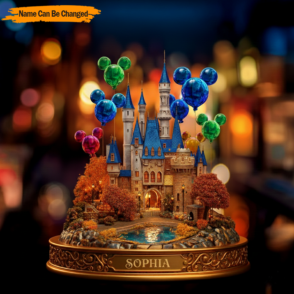 Personalized Fantasy Acrylic Plaque Enchanted Castle Gifts For Friends