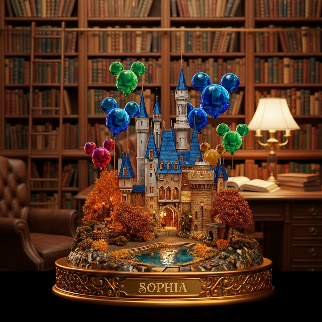 Personalized Fantasy Acrylic Plaque Enchanted Castle Gifts For Friends - Image 3