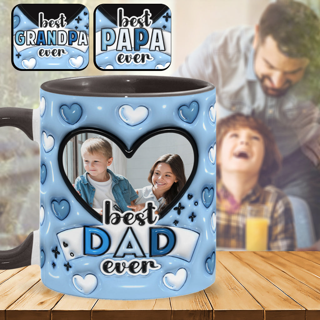 Personalized Father Accent Mug Best Dad Ever Unique Gift For Boyfriends