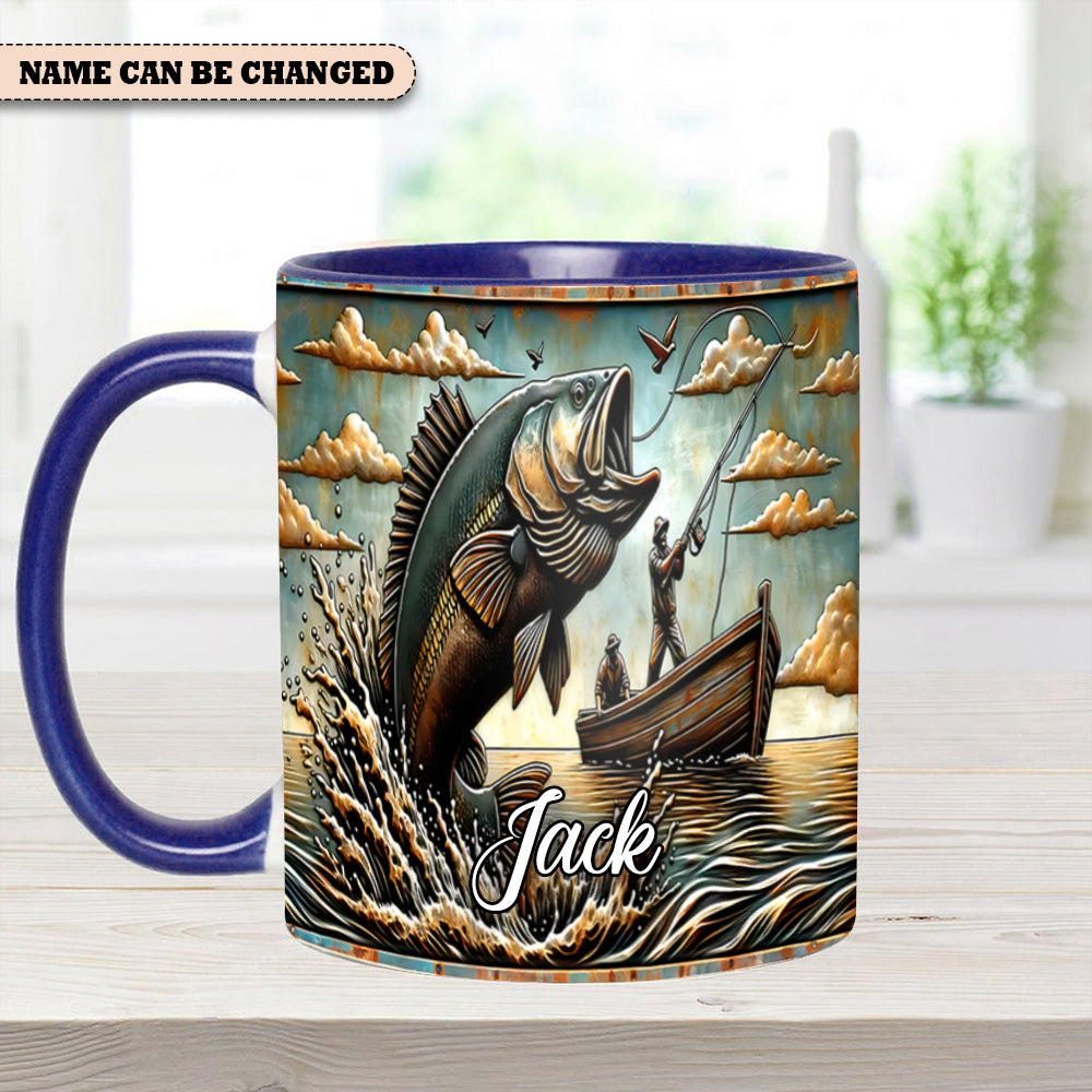 Personalized Fishing Accent Mug Love Fishing Gift For Fishing Fans - Image 11