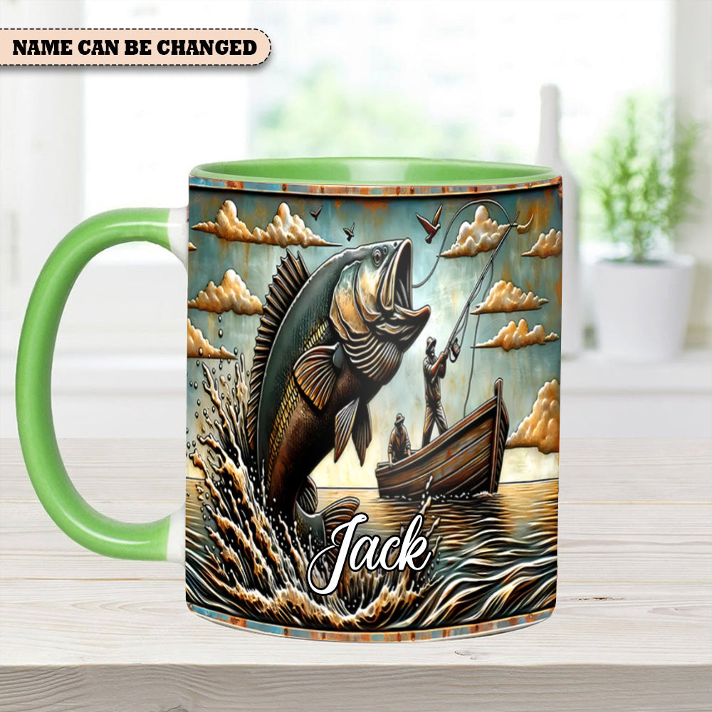 Personalized Fishing Accent Mug Love Fishing Gift For Fishing Fans - Image 9