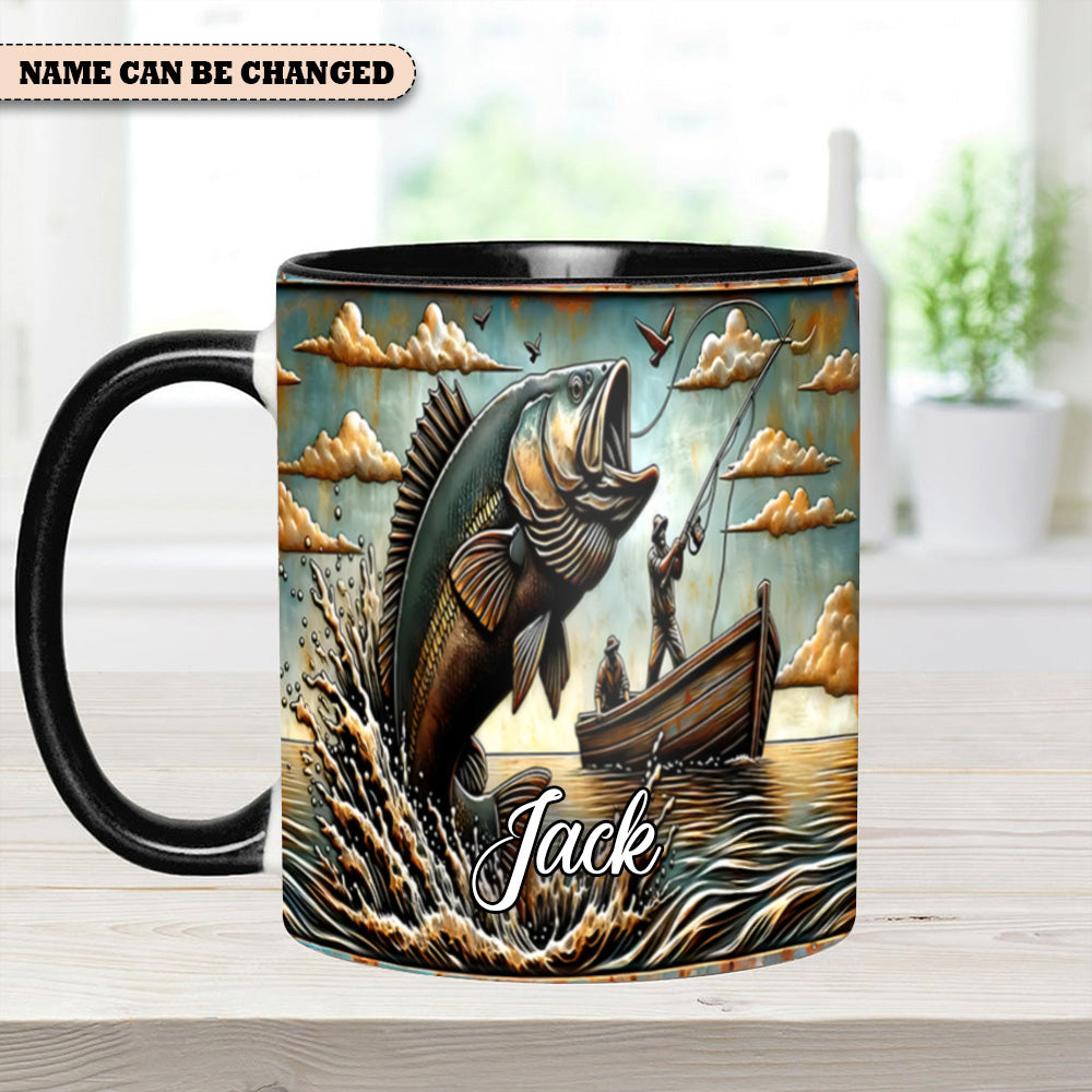 Personalized Fishing Accent Mug Love Fishing Gift For Fishing Fans - Image 7