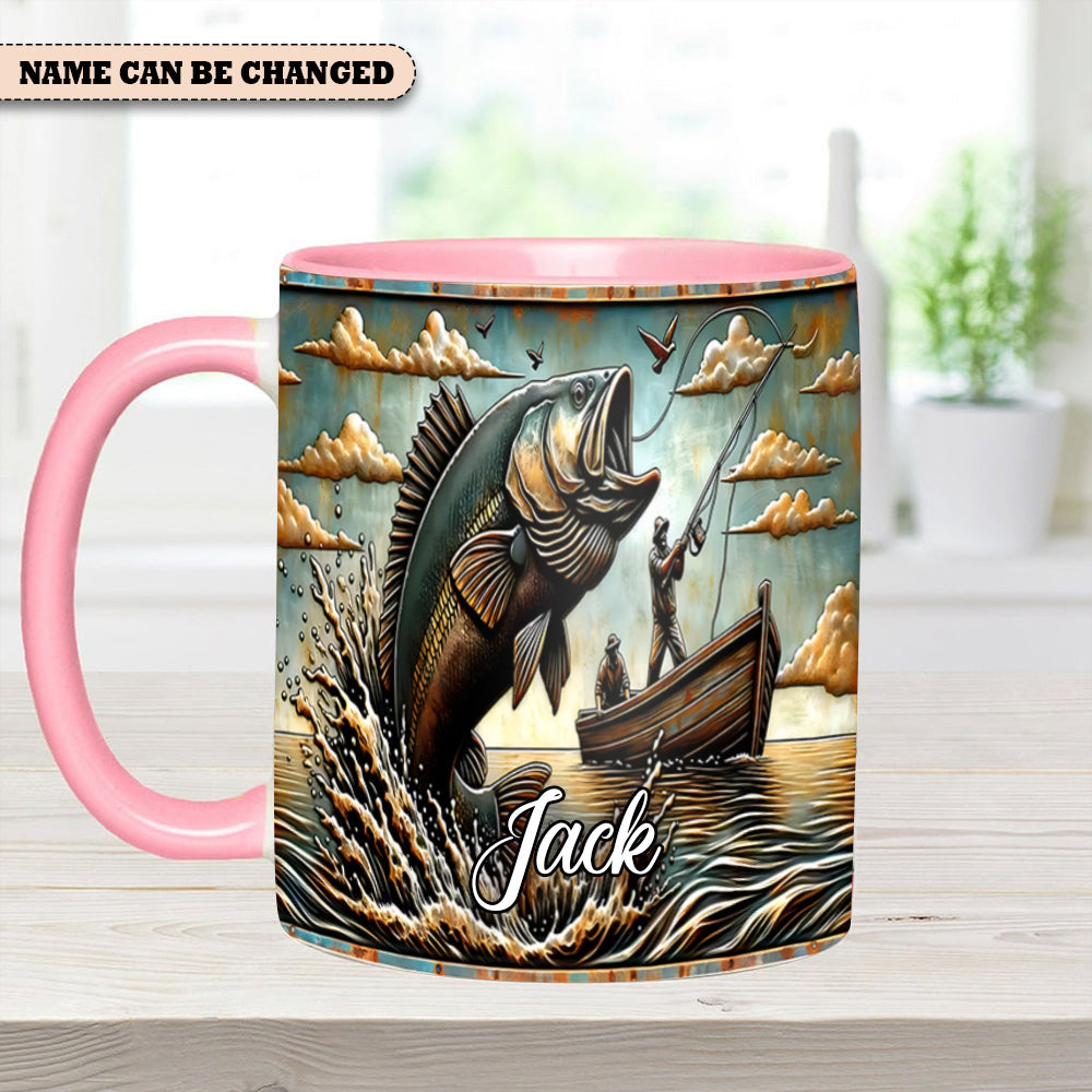 Personalized Fishing Accent Mug Love Fishing Gift For Fishing Fans - Image 13