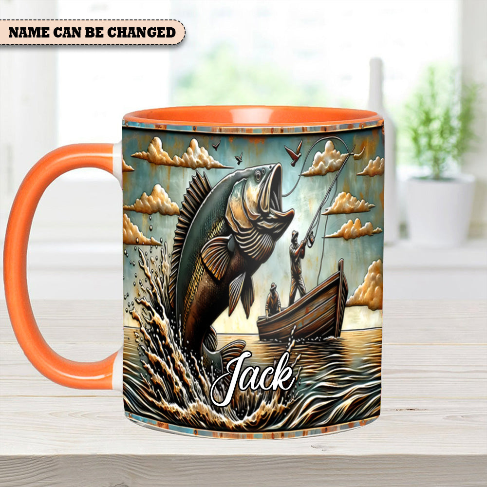 Personalized Fishing Accent Mug Love Fishing Gift For Fishing Fans - Image 12