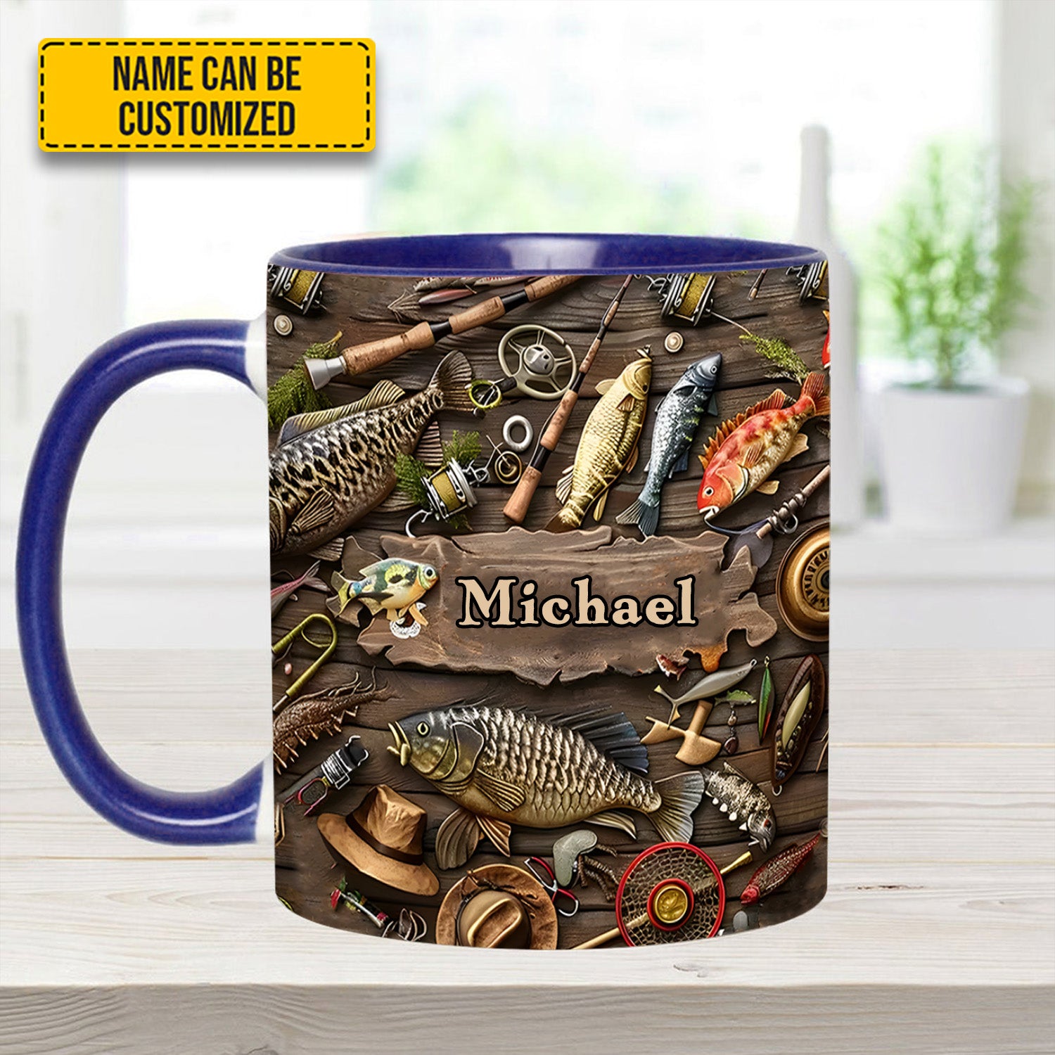 Personalized Fishing Adventure Accent Mug Gift For Fishing Adventures - Image 11