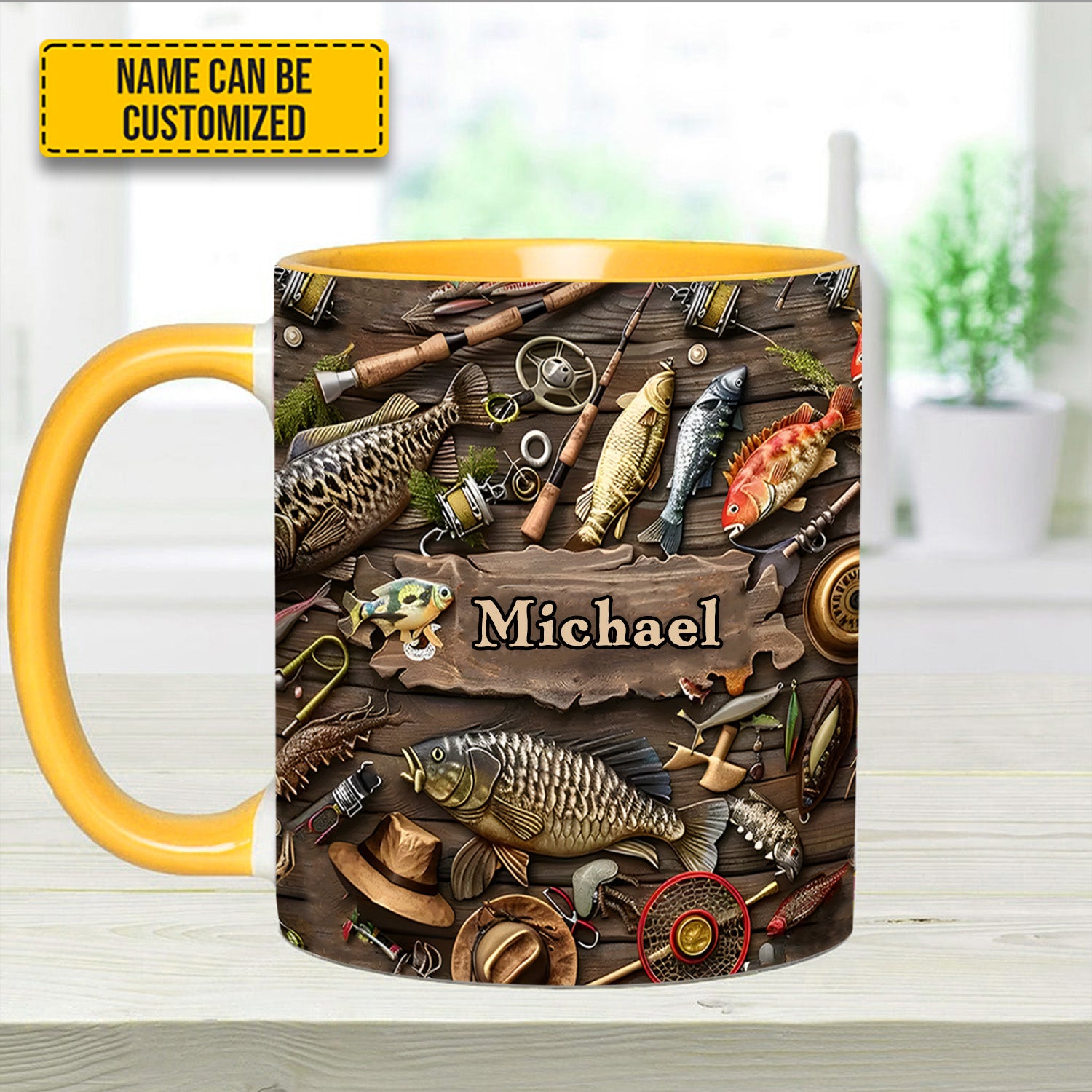 Personalized Fishing Adventure Accent Mug Gift For Fishing Adventures - Image 14