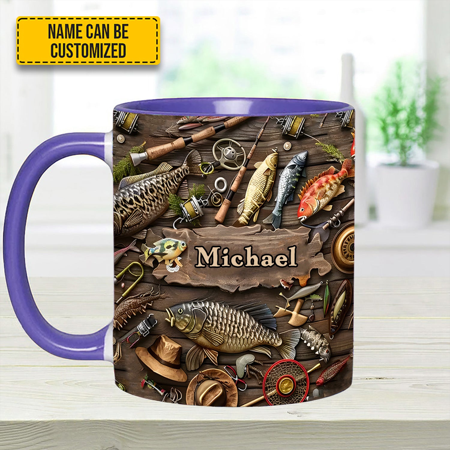 Personalized Fishing Adventure Accent Mug Gift For Fishing Adventures - Image 15